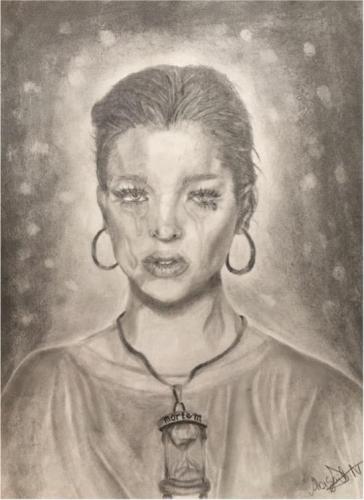Abigail Nima - Metus Mortis - Graphite Pencils and Charcoal - Information Technology and Software Engineering High School