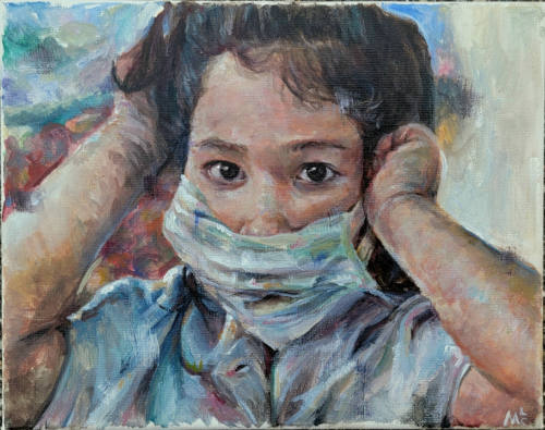 Mary Cotrupi - Pandemic - Acrylic - Moultonborough Academy